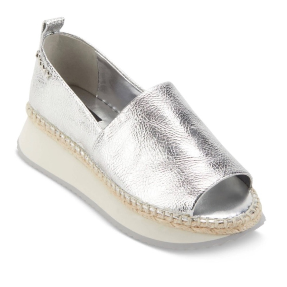 Dkny Womens Orza Platform 8 Silver, Women's